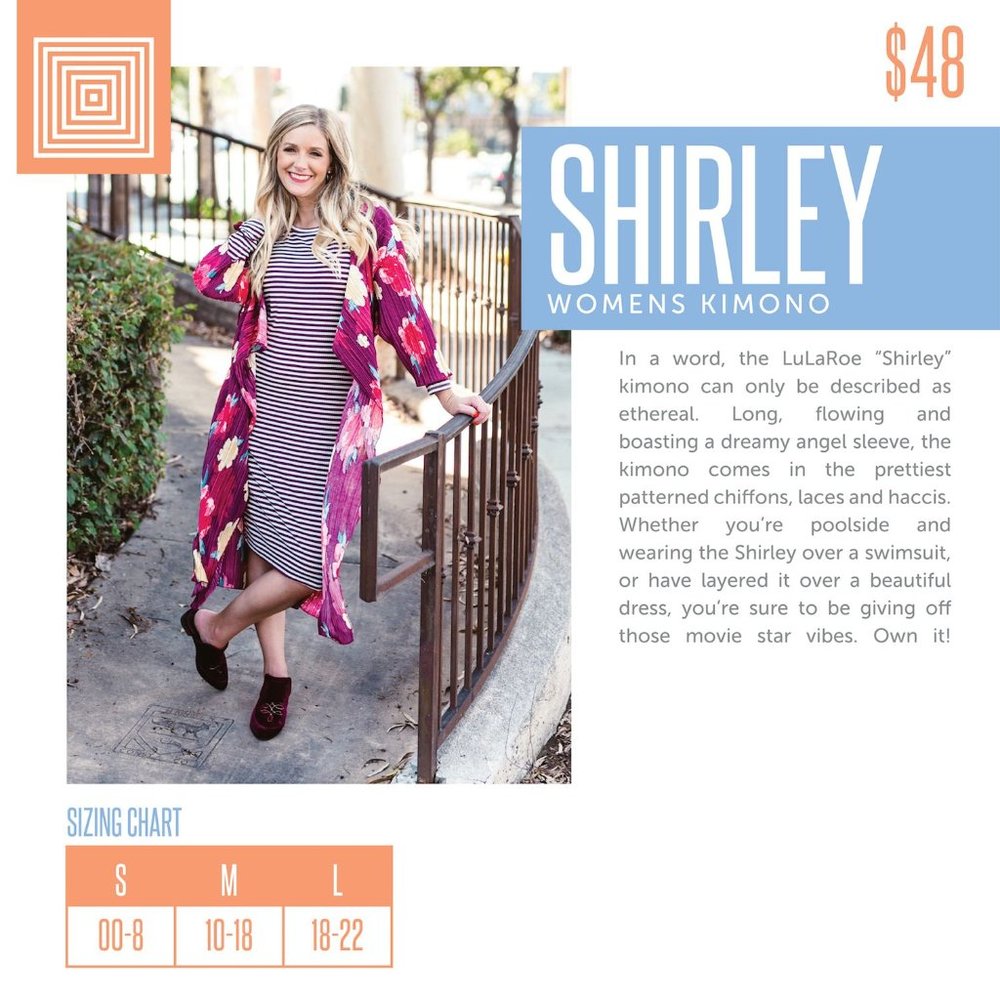 Shirley Kimono in many designs
